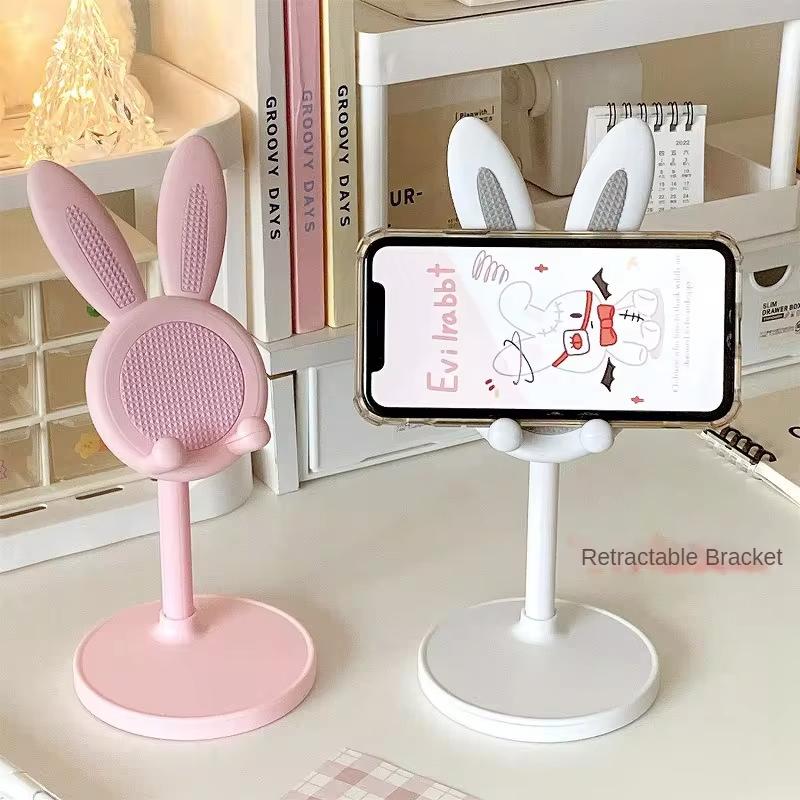 2pcs-Little Rabbit Mobile Phone Stand with adjustable height Cellphone Smartphone