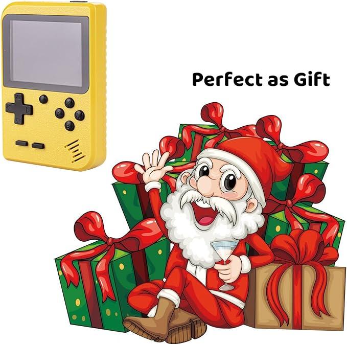 Christmas New Year Gifts for Kids - Retro Mini Game Machine - Handheld Game Console with 400 Classical FC Games - 3 Inch Color Screen - Support for TV Output