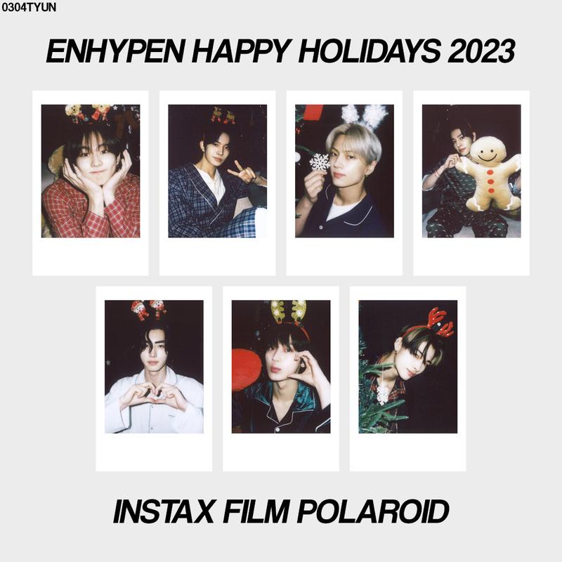 enhypen en-holidays 2023 film polaroid