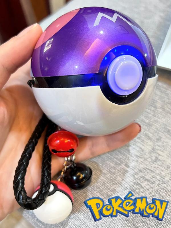 1 pack Animes Pokeball Power Bank ,Pokemon Ball Power Supply Mobile Cartoon Large-capacity Pocket Ball 12000 Mah Power Bank Anime Kawaii Pikachu Toys Birthday Gift