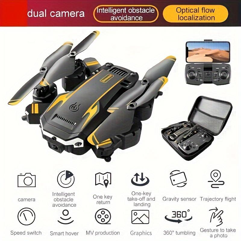 S6 Foldable Quadcopter Mini Drone With Dual Cameras - Remote Control Helicopter Toy For Adults, Auto-hovering And Intelligence Avoidance System, Designed For Beginners, As Christmas Thanksgiving Halloween Gifts