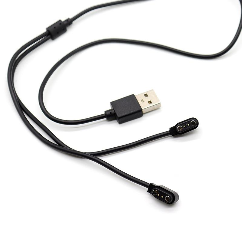 Smart Bluetooth Earphone Charger Cable One Drag Two 2.5mm Glasses Magnetic Charging Cable 2-in-1 Data Cable