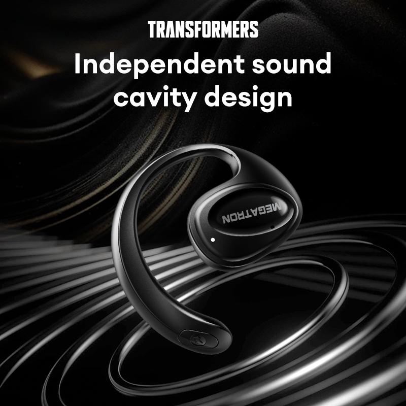 Transformers TF-T63 AI Translation Headset Supports real-time Bluetooth translation in 75 languages 5.4 OWS Waterproof Sport Headsets Noise Reduction Headphones With Mic Earbuds，High-resolution sound quality