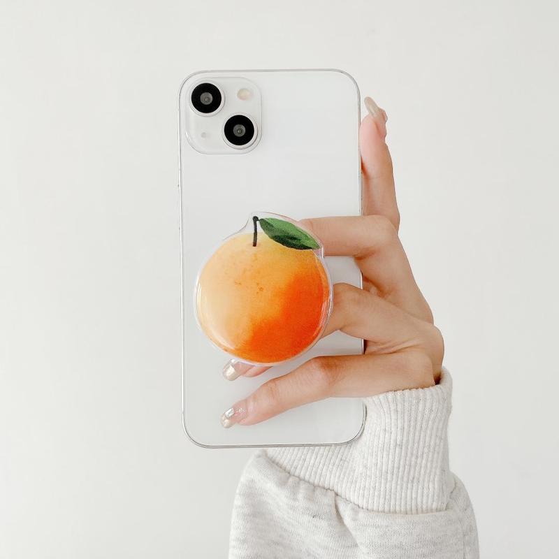 Fruit Design Phone Holder, 1 Count Cute Fruit Phone Stand, Retractable Folding Phone Holder for iPhone, Samsung, Xiaomi & Other Toys Tablet