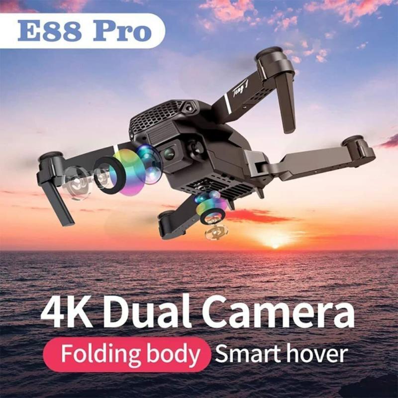 2022 new RC drone 4K HD wide angle camera WiFi FPV dual camera quadcopter