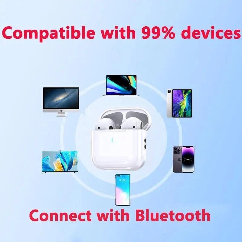 Original Air Pro Bluetooth Earphones Bluetooth 5.3 Earbuds Gaming Headset For iPhone Apple Xiaomi Android phone