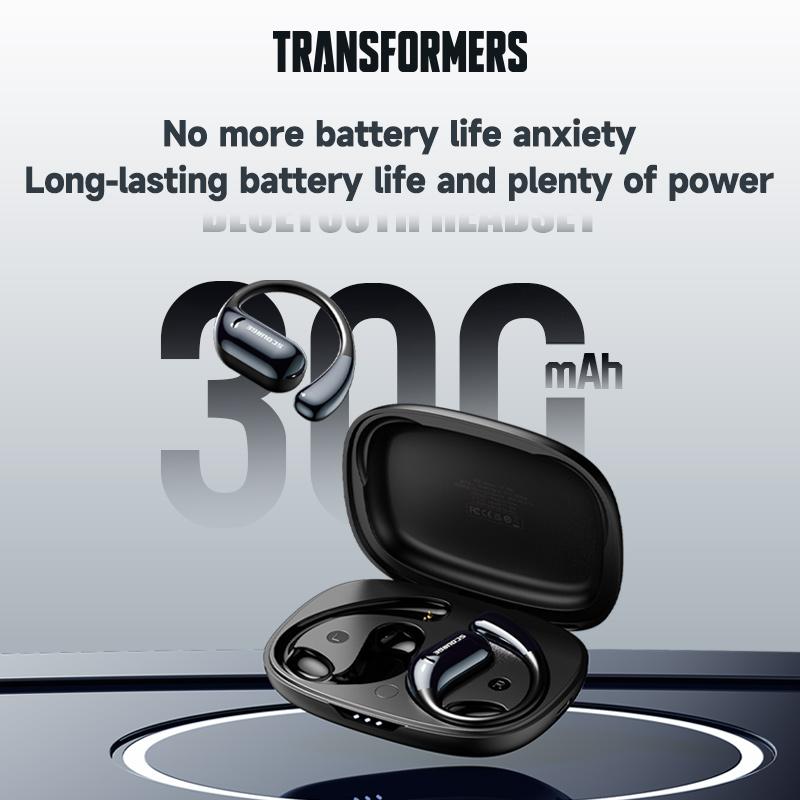 Transformers TF-T68 AI Translation Headset Supports real-time Bluetooth translation in 75 languages 5.4 OWS Waterproof Sport Headsets Noise Reduction Headphones With Mic Earbuds，High-resolution sound quality