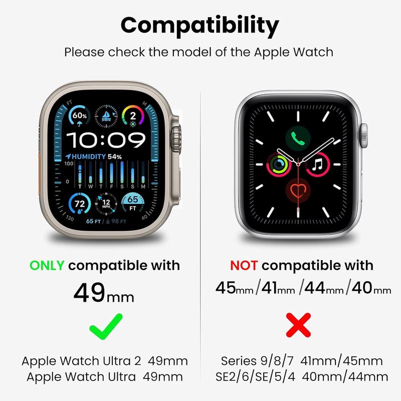 Band with Case Compatible for  Watch 40mm 41mm 44mm 45mm 49mm, Men Women Rugged Case Protective Bumper Cover with TPU Strap for iWatch Ultra Series 9 8 SE2 7 6 SE 5 4