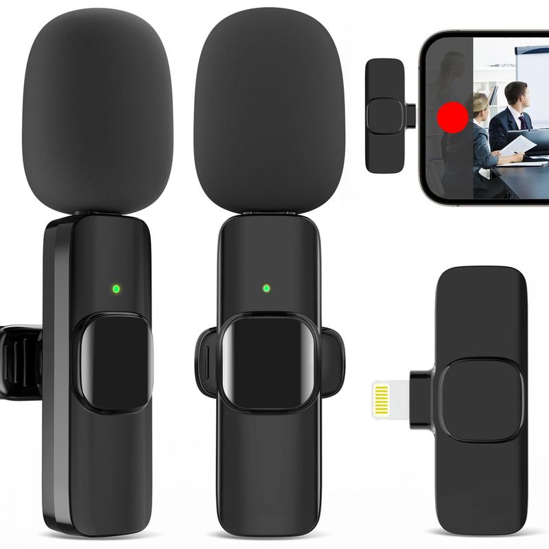 Portable Wireless Lavalier Microphone,The Versatile Lavalier Mic: Wireless Audio for Video, Teaching & More Charging Bluetooth