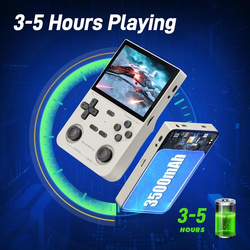 R36S Portable  Game Console,  Room Gadgets, 3.5 Inch IPS Screen  Game Consoles, Rechargeable Handheld Game Device with 16000+ Games & 20+ Simulators Portable  Handheld Game Console game console  Rechargeable game console portable Portable Retro