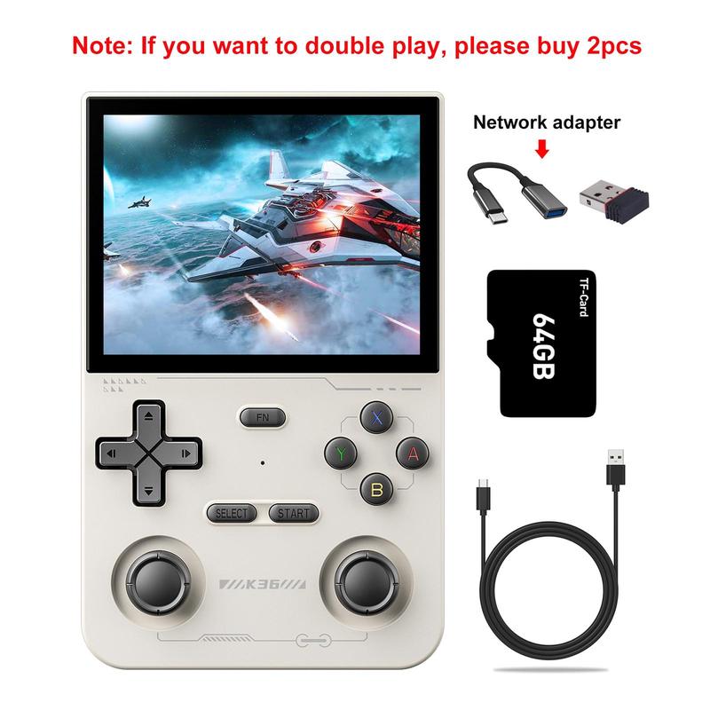 R36S Portable  Game Console,  Room Gadgets, 3.5 Inch IPS Screen  Game Consoles, Rechargeable Handheld Game Device with 16000+ Games & 20+ Simulators Portable  Handheld Game Console game console  Rechargeable game console portable Portable Retro