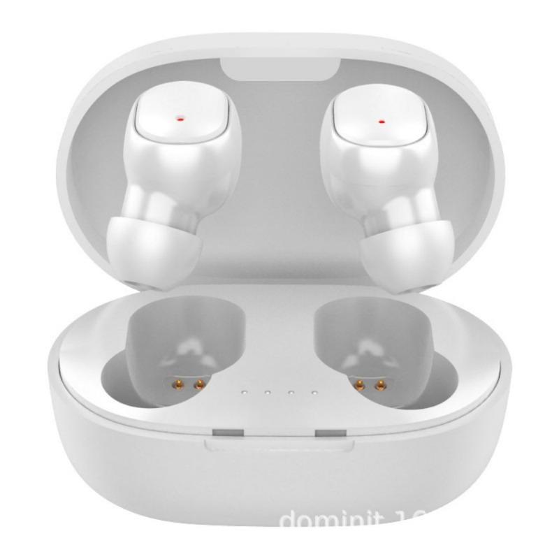 AirDots Wireless Bluetooth Earbuds, Mini Size and LED Battery Level Display, Noise Canceling Earbuds, Durable and Portable Audio Headphones for IOS and Android