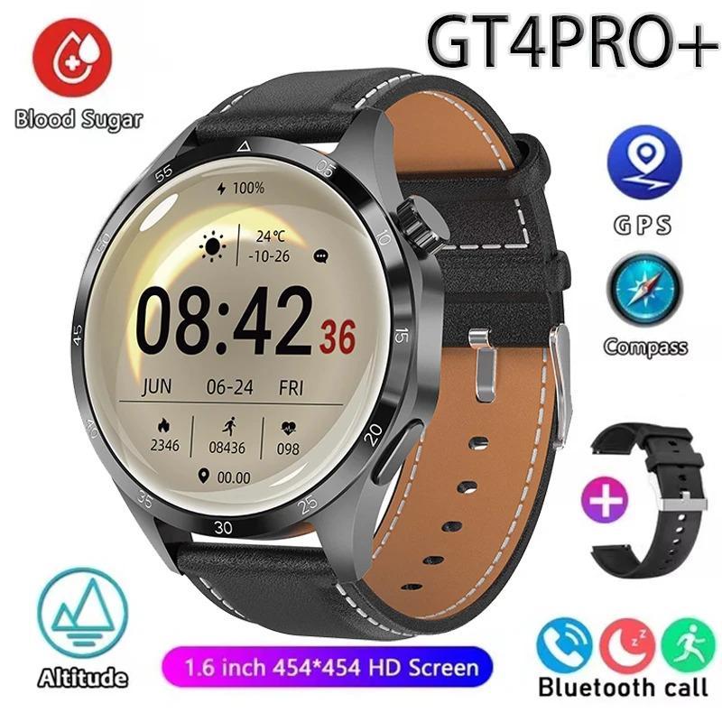 2024 New For Huawei Xiaomi GT4 Pro Smart Watch Men NFC GPS Tracker AMOLED 360*360 HD Screen Heart Rate Bluetooth Call SmartWatch