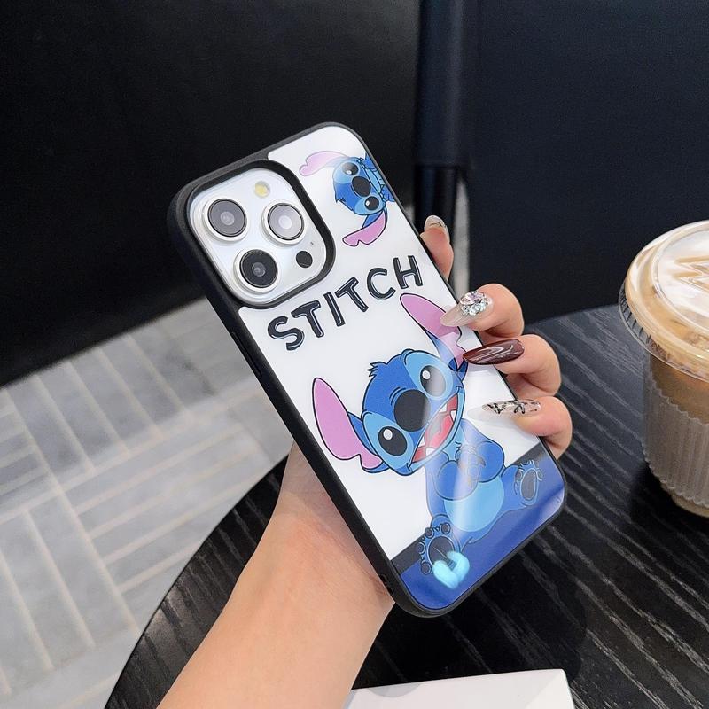 DISNEY Cute Cartoon Pattern Phone Case, Decorative Phone Protector Cover, Phone Accessories Compatible with iPhone