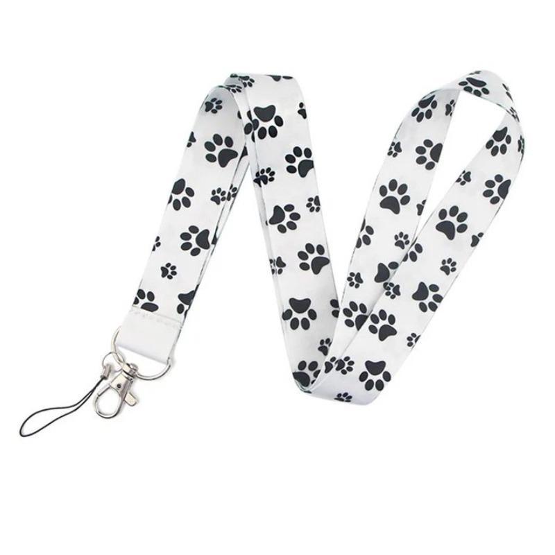 Cute Paw Print Phone Lanyard, Multifunctional Mobile Phone Strap, Universal Phone Charm for Phone Decor