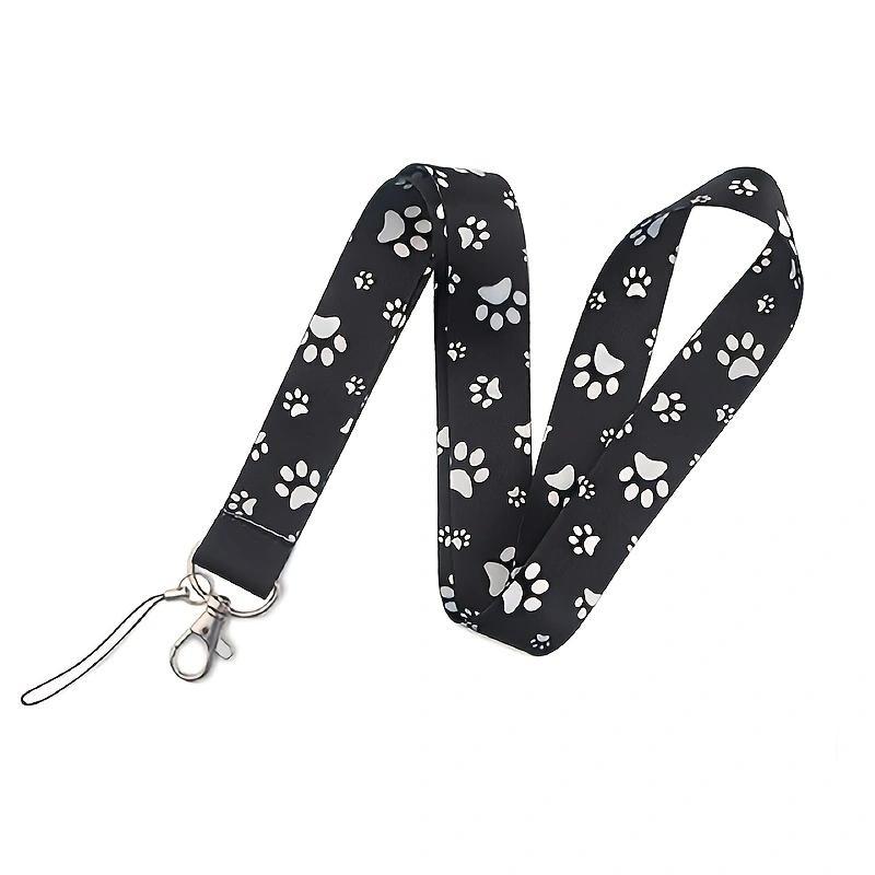 Cute Paw Print Phone Lanyard, Multifunctional Mobile Phone Strap, Universal Phone Charm for Phone Decor