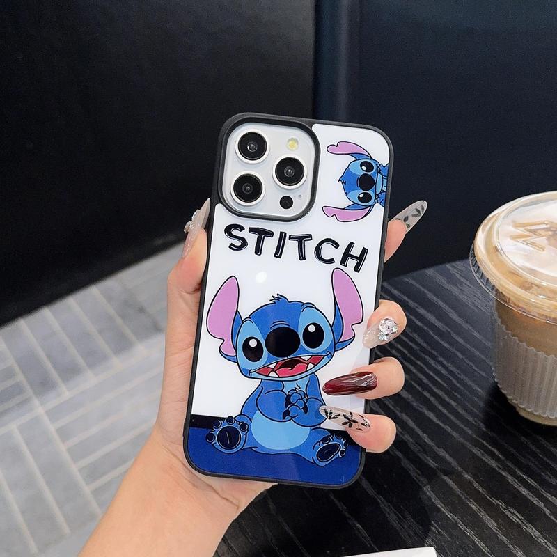 DISNEY Cute Cartoon Pattern Phone Case, Decorative Phone Protector Cover, Phone Accessories Compatible with iPhone