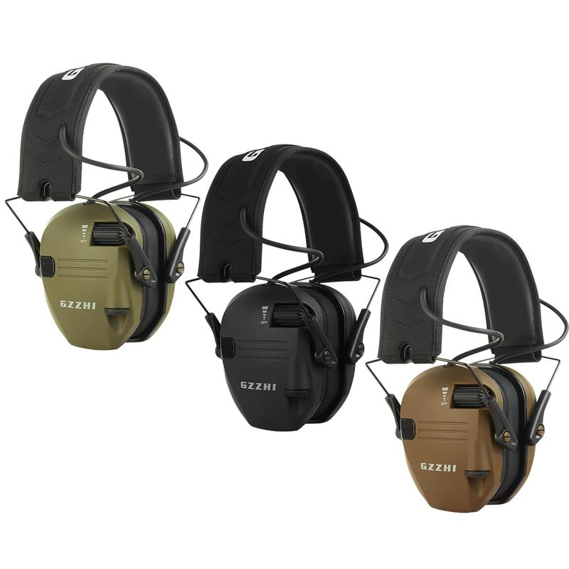 NRR23db Outdoor Tactical Electronic Shooting Earmuff Antinoise Headphone Sound Amplification Hearing Protection Headset Foldable