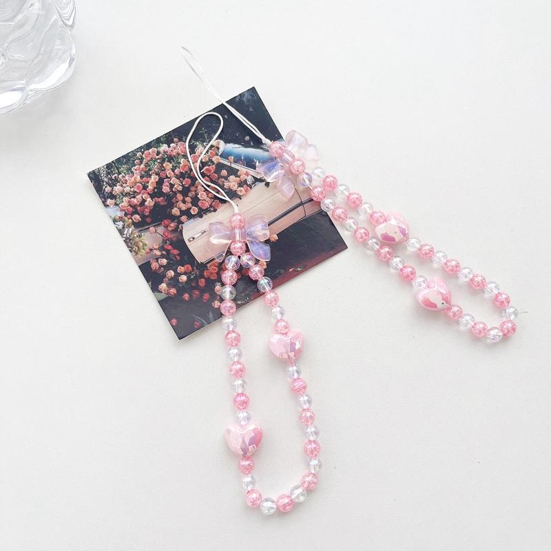 Bowknot Decor Phone Chain, Cute Phone Lanyard, Anti-lost Phone Strap for Women & Girls, Fashion Phone Accessories for Phone Decoration