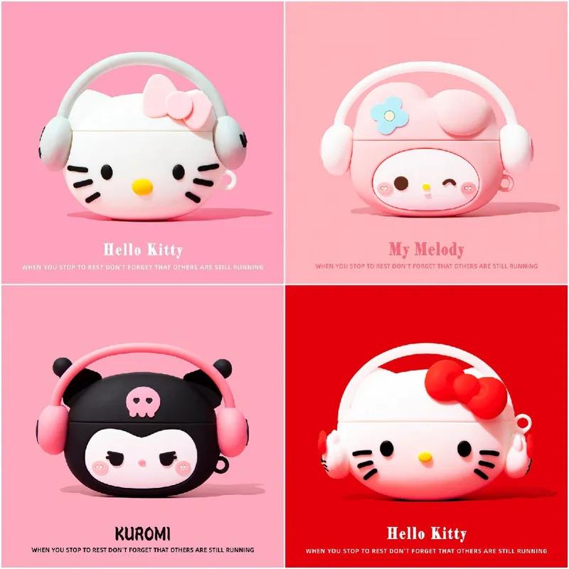 Headphone case stylish safe3d music case for Apple AirPods 1 2 3 Pro 2 case cute cartoon anime silicone earphone protective cases accessories headphone box