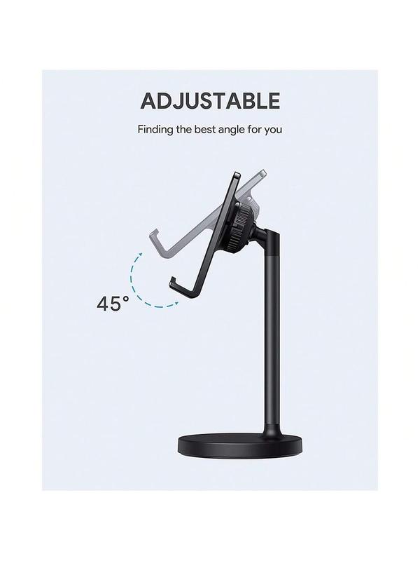 Cell Phone Stand, Cell Phone Holder with Silicone Adjustable Tablet Stand Desk Holder Mount For Cell Phone iPad iPhone