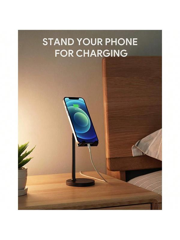 Cell Phone Stand, Cell Phone Holder with Silicone Adjustable Tablet Stand Desk Holder Mount For Cell Phone iPad iPhone