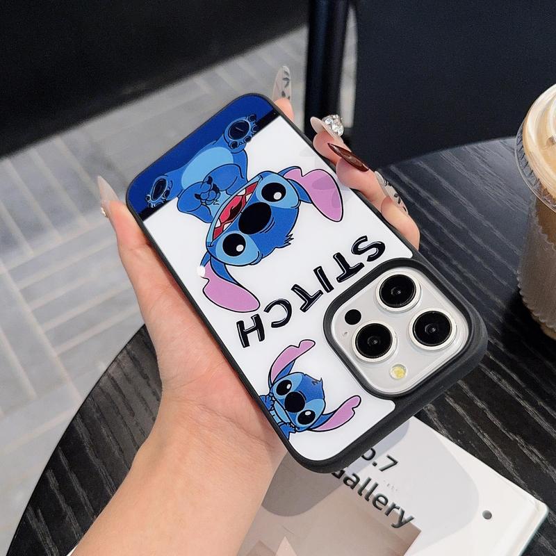 DISNEY Cute Cartoon Pattern Phone Case, Decorative Phone Protector Cover, Phone Accessories Compatible with iPhone