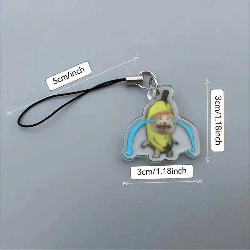 Cute Cat Theme Smartphone Charm, Cartoon Animal Cellphone Decoration, Phone Accessories, Random Mobile Phone Pendant Ornament for Daily Use, Smartphone Accessories