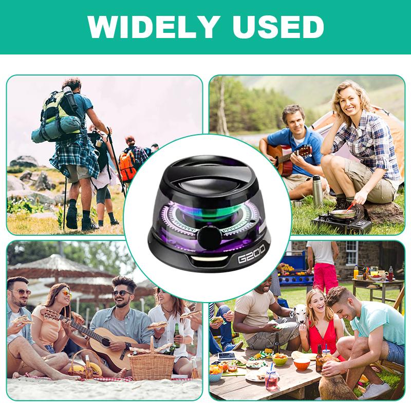 BlueWow Magnetic Portable Wireless Speaker , Premium Sound Quality , Mini LED Shower Speaker,for Audio Smartphone Audio Smartphone Bluetooth speaker