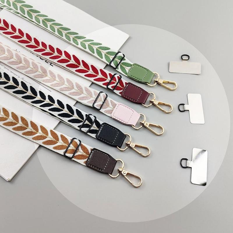 Fashionable Phone Lanyard, Adjustable Crossbody Phone Strap, Phone Charm for Women & Girls, Mobile Phone Decoration Accessories