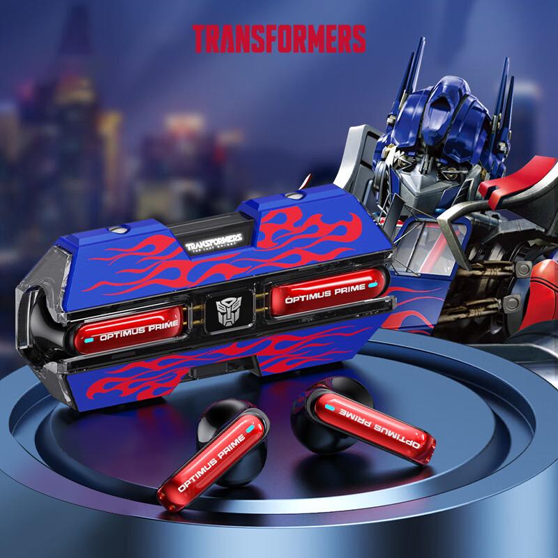 Transformers TF-T01 True Wireless Earbuds Bluetooth 5.3 Headphones Bass Stereo Earphones, Bluetooth Earbud in Ear Noise Cancelling Mic, 60H Playtime Ear Buds, IPX5 Waterproof Earphones Compatible Android iOS