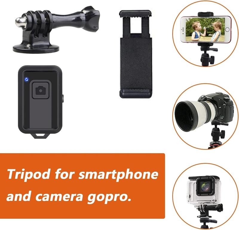 Phone Tripod,  Octopus Tripod with  Remote Phone Holder Mount Use as  Tripod, Cell Phone Tripod, Camera Tripod, Travel Tripod,Tabletop Tripod for