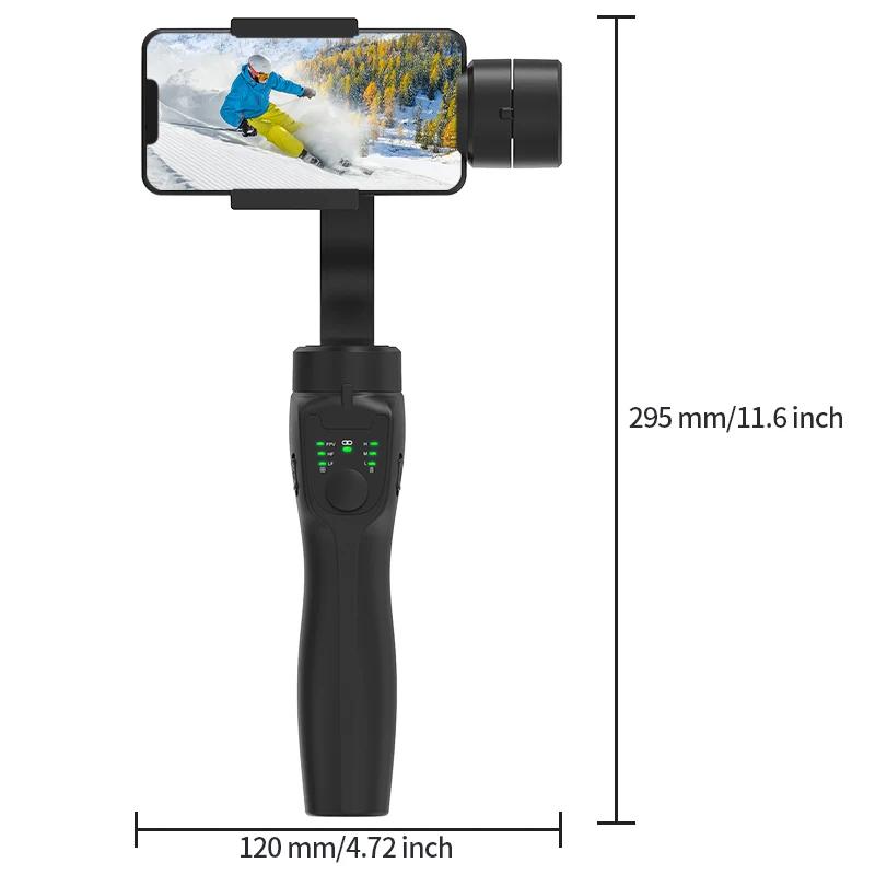 F8 3-Axis Handheld Gimbal Phone Stabilizer Smartphone Tripod Cellphone holder for iPhone Android Mobile video Record