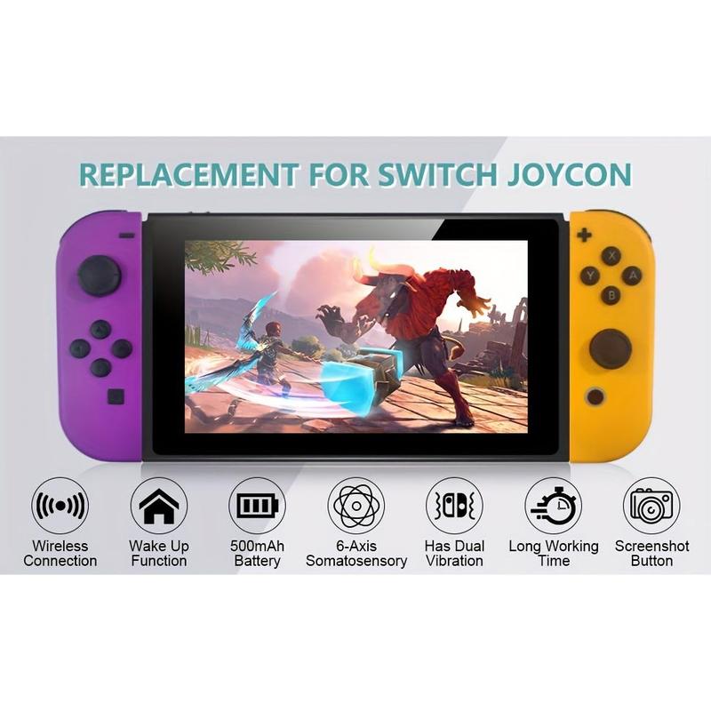 GM Switch Controllers Replacement For Switch OLED Lite, Switch Controller For Nintendo Switch Controller, Switch Controllers Support, Screenshot, Wake-up, Motion Control Dual Vibration dualsense edge