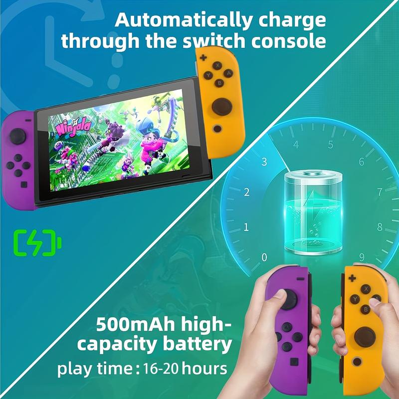 GM Switch Controllers Replacement For Switch OLED Lite, Switch Controller For Nintendo Switch Controller, Switch Controllers Support, Screenshot, Wake-up, Motion Control Dual Vibration dualsense edge