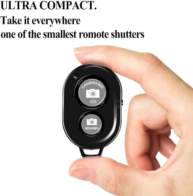 Remote for  Camera -   Remote Compatible with All , iPad and Tablets,  Clicker for Photos & Videos 2 Pack