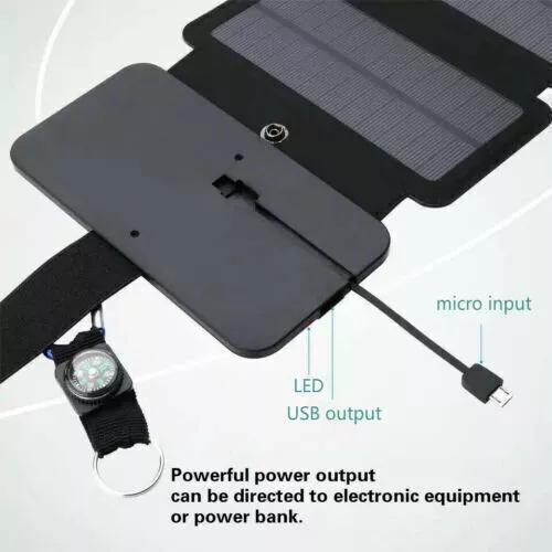 100Watt Solar Panel Folding PV Power Bank Outdoor Camp Hiking USB Phone Charger Accessories Waterproof