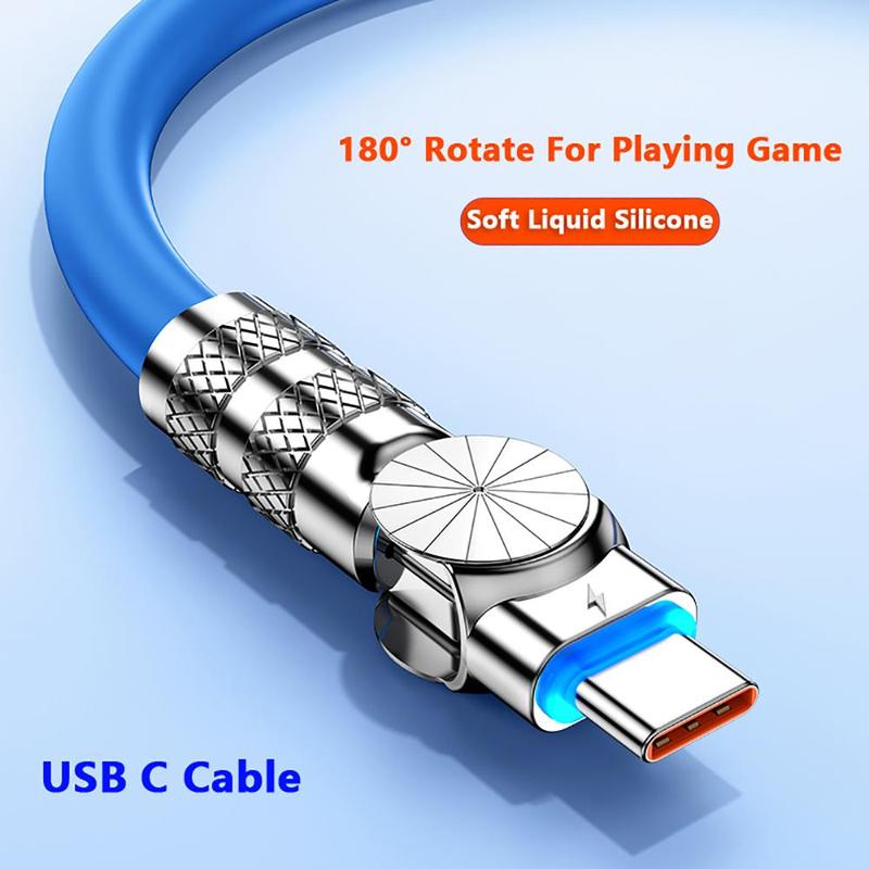 100W 6A Super Fast Charging Cable, USB to Type C Data Cable, High Speed USB Charger Cable, Fast Charging Cable for Huawei Honor Xiaomi Redmi POCO Samsung OPPO VIVO iPhone 15