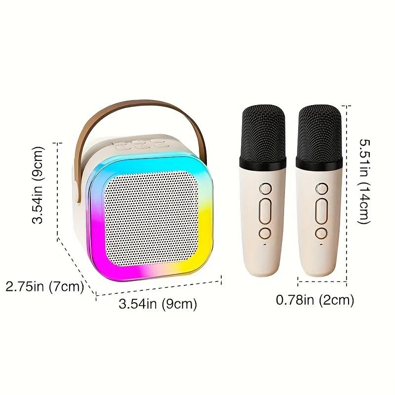 Portable Handheld Wireless Speaker With Microphone Set, Home Karaoke Machine For Adults Home Party Birthday K12