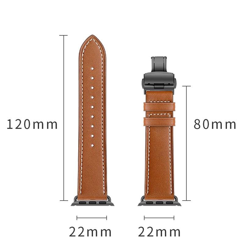 Leather strap for Apple Watch band 49mm 44mm 41mm 40mm 42mm 38mm 45mm 45mm bracelet iWatch sieries 3 5 SE 6 7 8 9 Ultra 2 strap