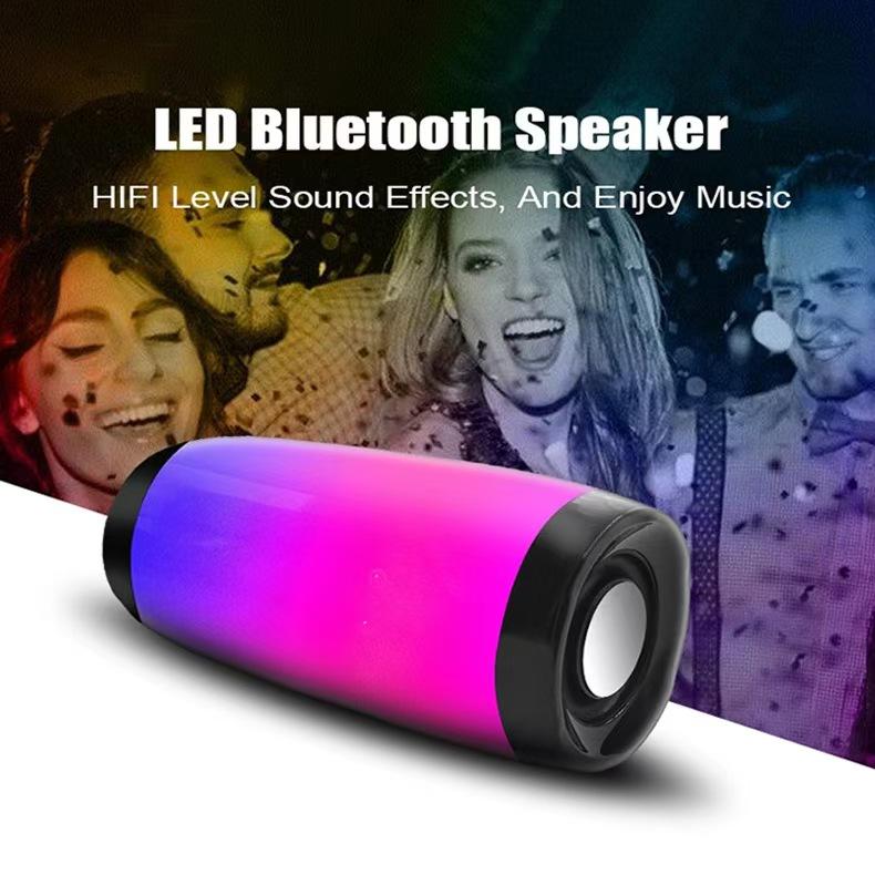 TG157 wireless speaker, portable for outdoor use, with LED light,1200mAh,waterproof,multifunctional,button operation.Smartphone AudioBluetooth speakerThanksgiving gift, Christmas and New Year gift. Christmas gift set. Halloween gift. Christmas gift.