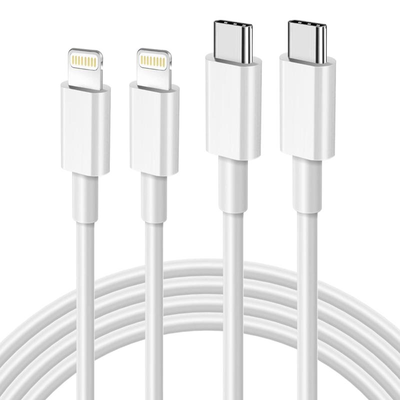 UNIQNOVA USB C to Lightning Cable 3.3FT 2Pack [MFi Certified] Power Delivery Data Sync Cord Fast Charging for iPhone 14 13 12 11 X XS XR 8 7 6 Series