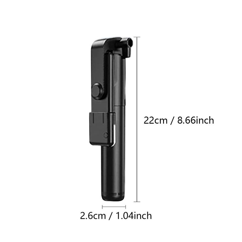 Portable Selfie Stick Tripod, 1 Count 360-Degree Rotatable Phone Selfie Stick with Fill Light, Handheld Selfie Stick for Live Streaming, Vlogging, Photography