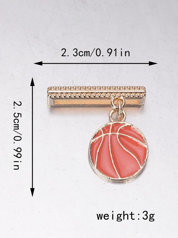 Basketball Charm Decor Ring for Apple Watch Band, Fashionable Watch Band Decoration Ring for Women & Men, Trendy All-match & Exquisite Jewelry As Gift