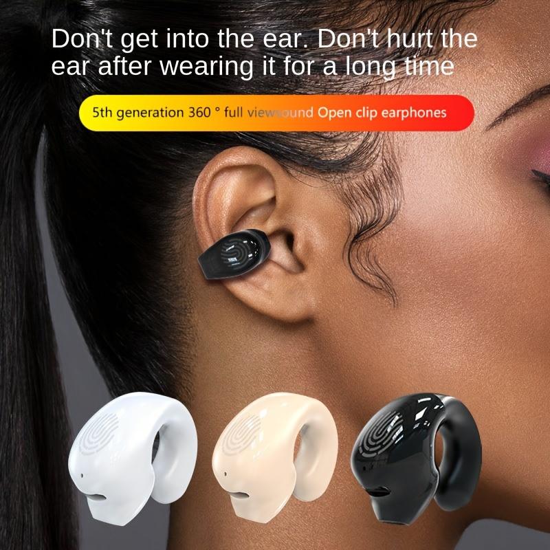 New Clip On-Ear Headphones Sports Wireless Earphones Mini Size Music Earphones Business Call Earphones Suitable For Android And For iPhone