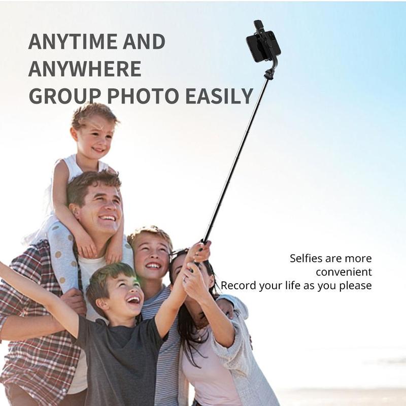 Q02s Fill Light BT Tripod Selfie Stick, 1045mm Stainless Steel Smartphone Selfie Stick, Six-speed Three-color Temperature 360-degree Rotation Horizontal and Vertical Shooting Selfie Stick Tripod