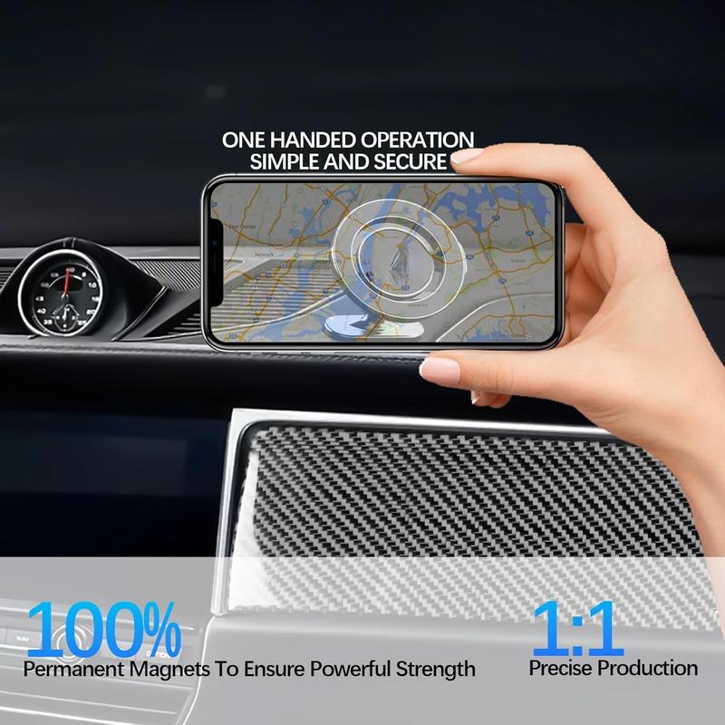 Mag Safe Car Mount[20+Strong Magnets] 360°Rotatable Magnetic Car Phone Holder for Dashboard [Hands-Free] Adjustable Cell Phone Car Mounts for All Phones iPhone15 14 13 12 Pro Max Plus Mini