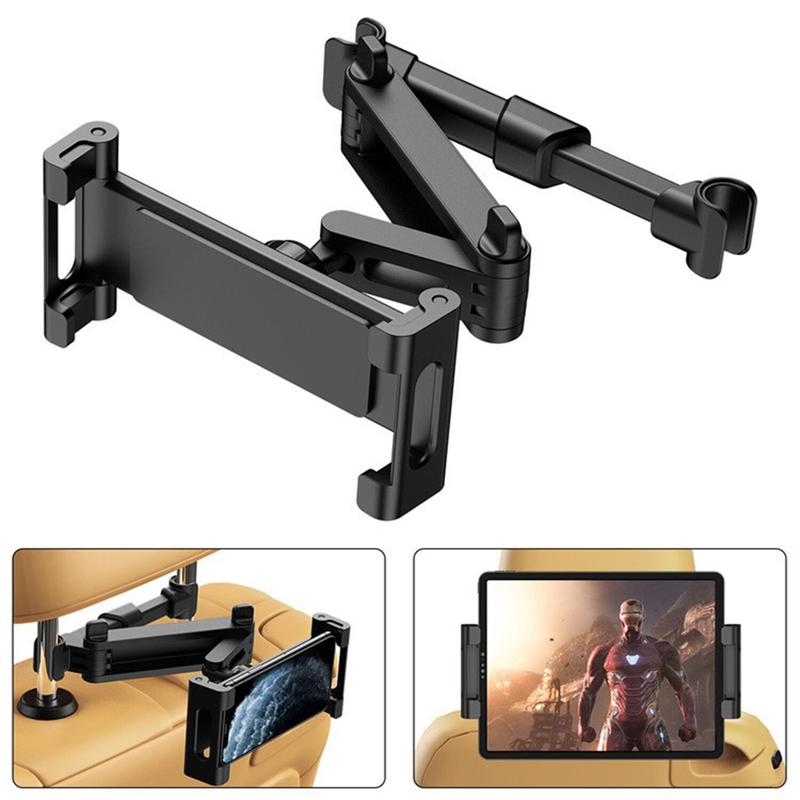 360° Car Back Seat Headrest Mount Tablet Holder for 4.7-12.9” iPad iPhone Samsung Galaxy