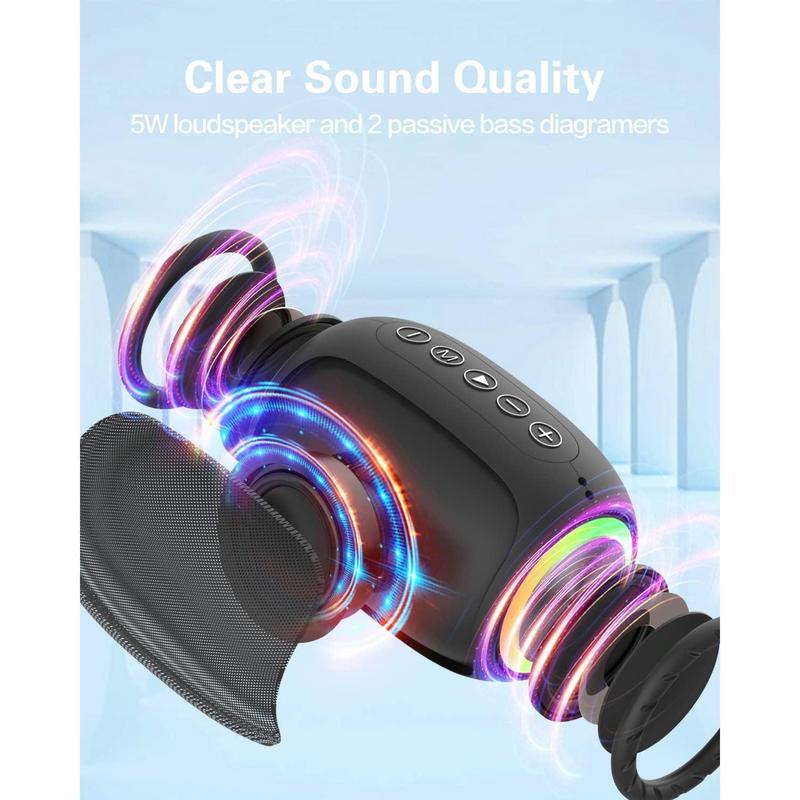 Bluetooth Speakers, Wireless Speakers,5W Portable Wireless Speakers with Clear Sound,Multi Playing Modes, Compatible with cellphone, PC for home or outdoors