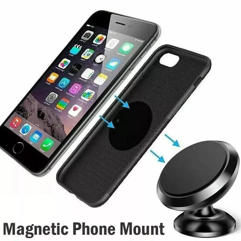 Magnetic Phone Holder for Car, 360-degree Rotation Dashboard Car Phone Holder Mount, Universal Car Interior Accessories for Smartphone